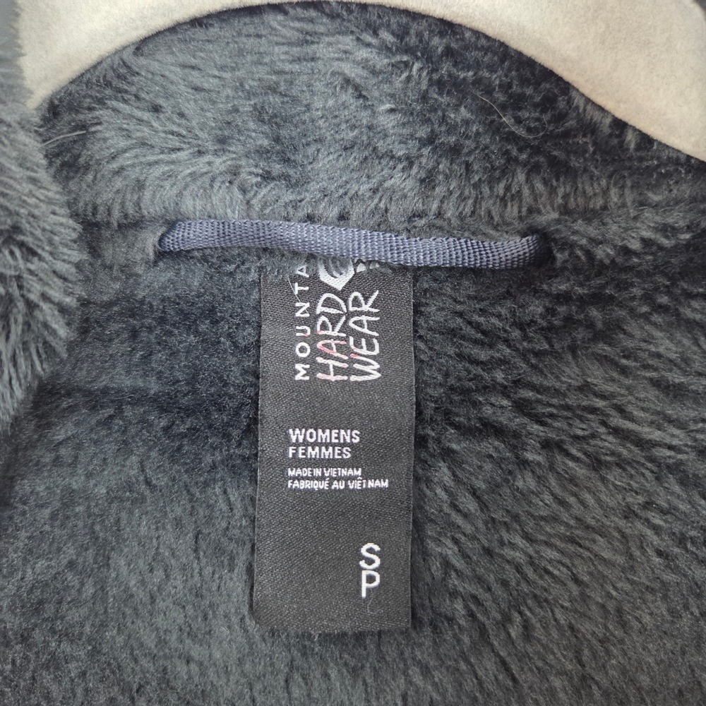 Mountain Hardwear Polartec High Loft Fleece Jacket Womens Small Black OL9068 - Picture 4 of 9